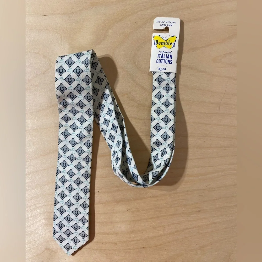 Vintage Wembley  Imported Italian Cotton Tie (CI)